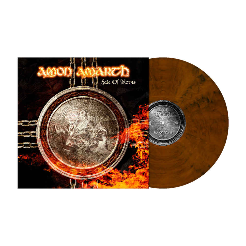 Amon Amarth "Fate Of Norns" Ochre Brown Marbled Vinyl