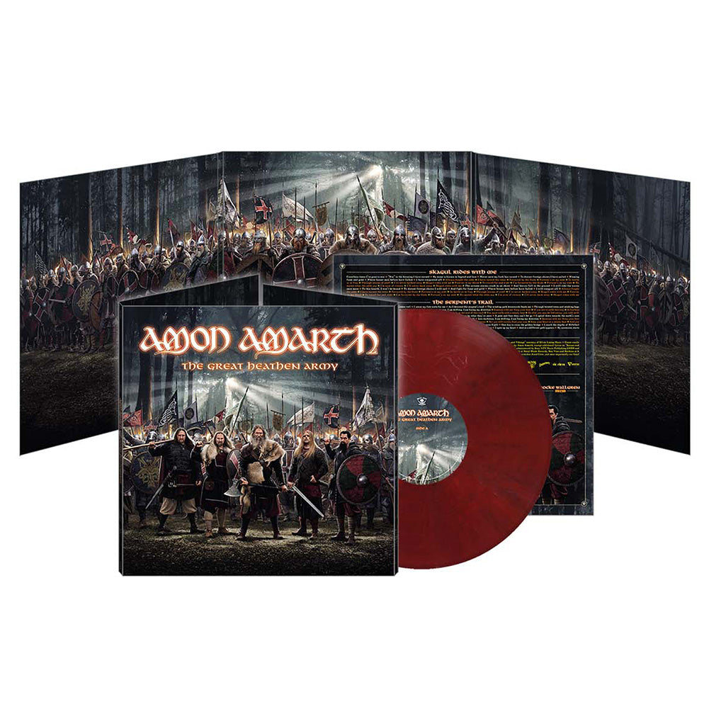Amon Amarth "The Great Heathen Army" Dried Blood Red Marbled Vinyl