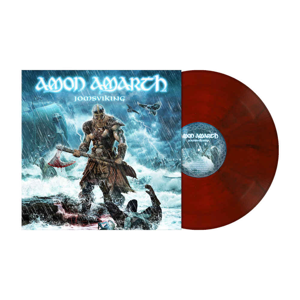 Amon Amarth "Jomsviking" Ruby Red Marbled Vinyl