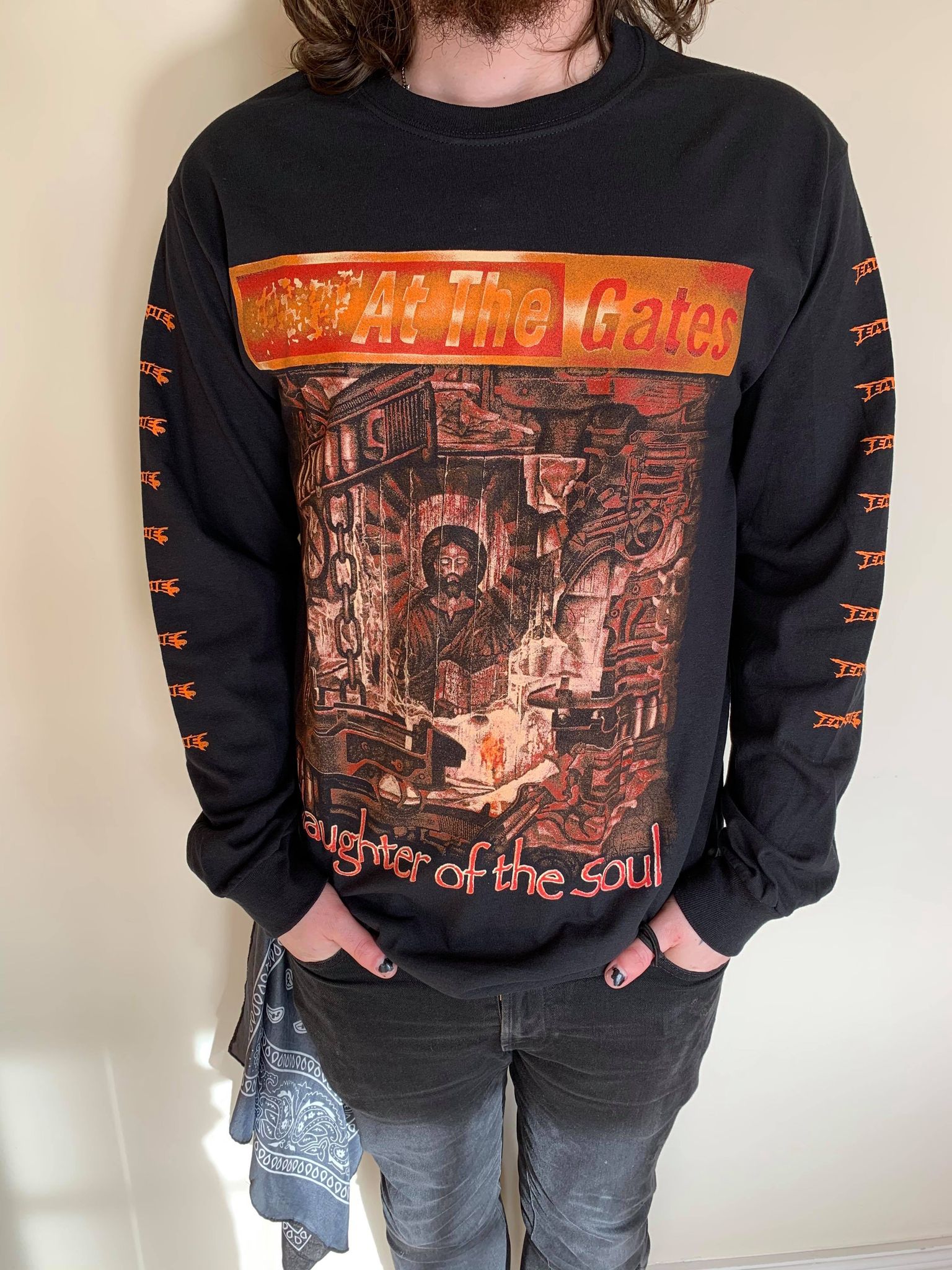 At The Gates "Slaughter Of The Soul" Long Sleeve T shirt