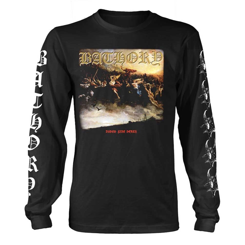 Bathory "Blood Fire Death 2" Long Sleeve T shirt