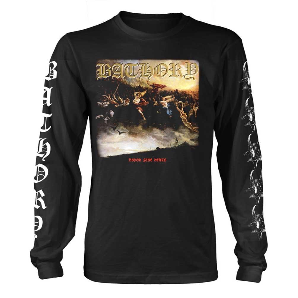Bathory Pentagram Goat Long Sleeve T shirt Long Sleeve T shirt Bathory Pentagram Goat Long Sleeve T shirt Long Sleeve T shirt