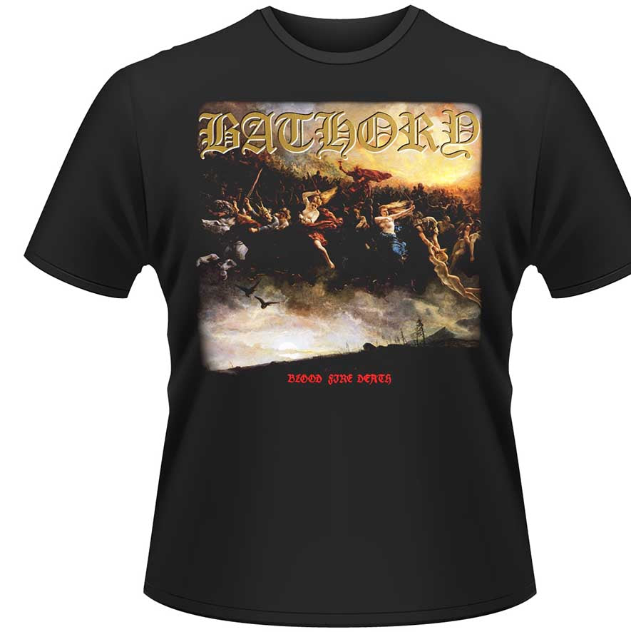 Bathory "Blood Fire Death" T Shirt