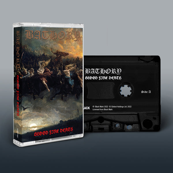 Bathory "Blood Fire Death" Cassette Tape