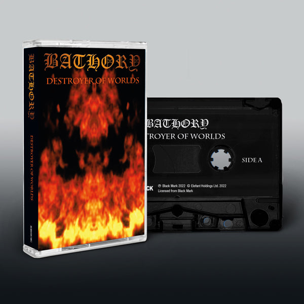 Bathory "Destroyer Of Worlds" Cassette Tape