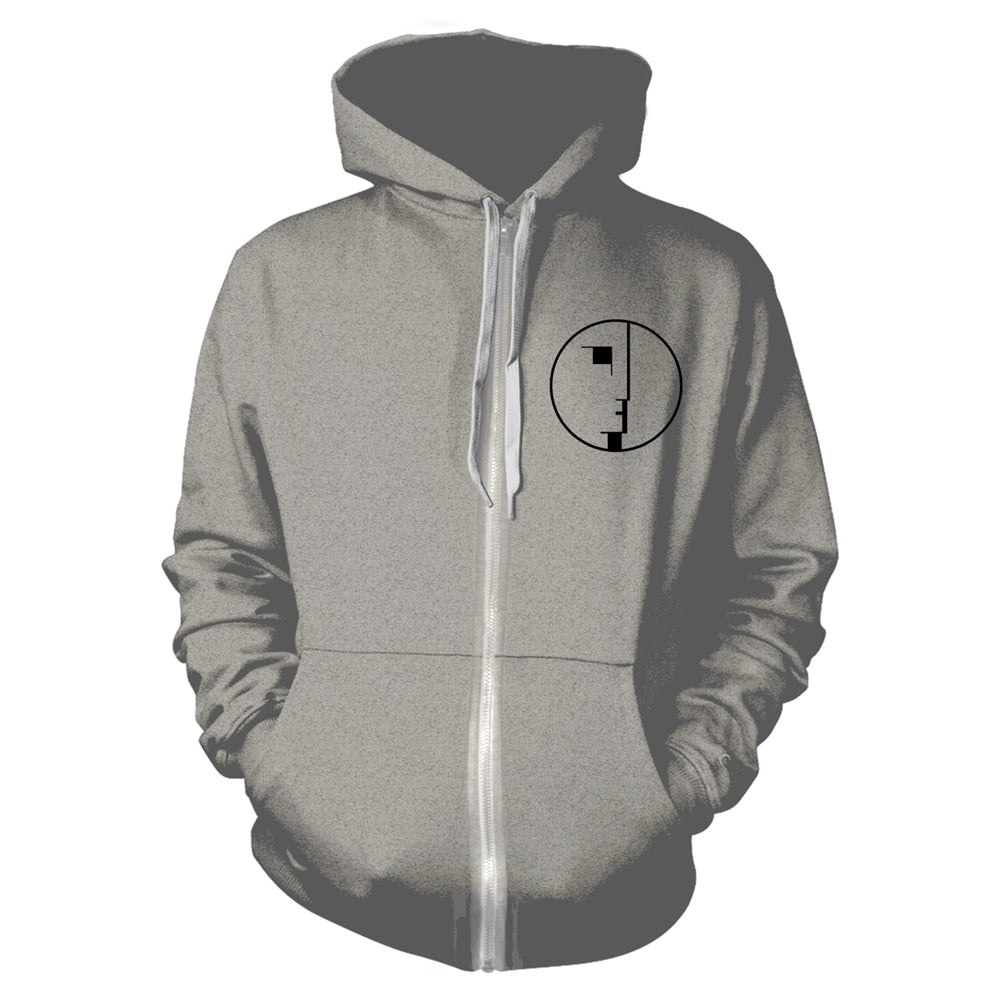 Bauhaus "Logo" Grey Zip Hoodie