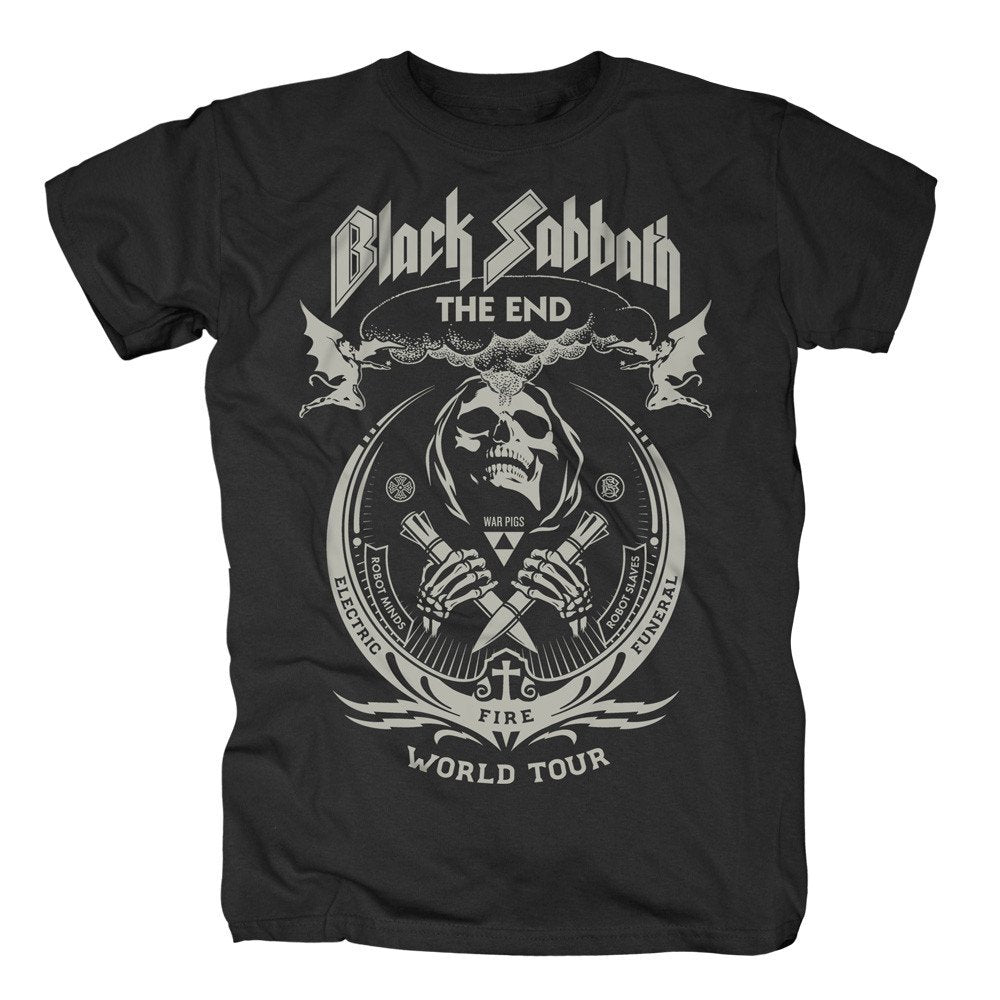 Black Sabbath "The End Grim Reaper" T shirt