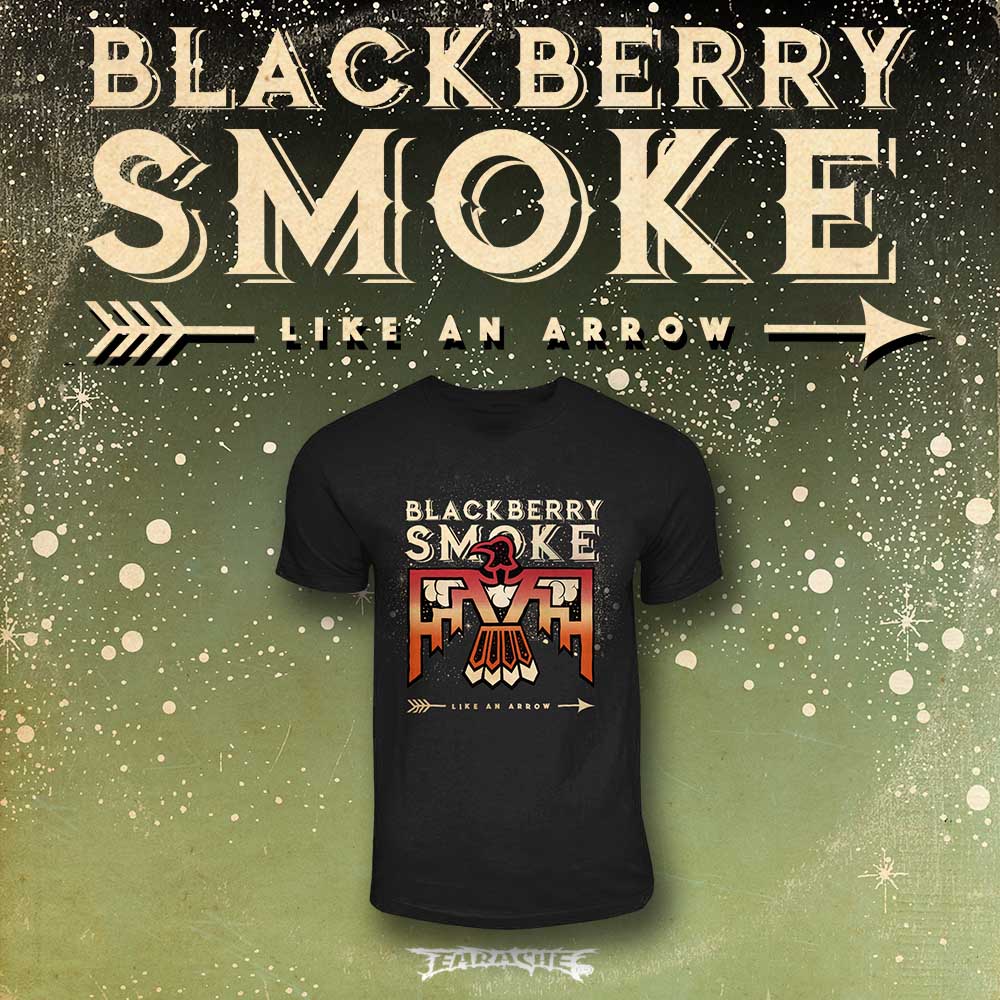 Blackberry Smoke "Like An Arrow" Black T-shirt