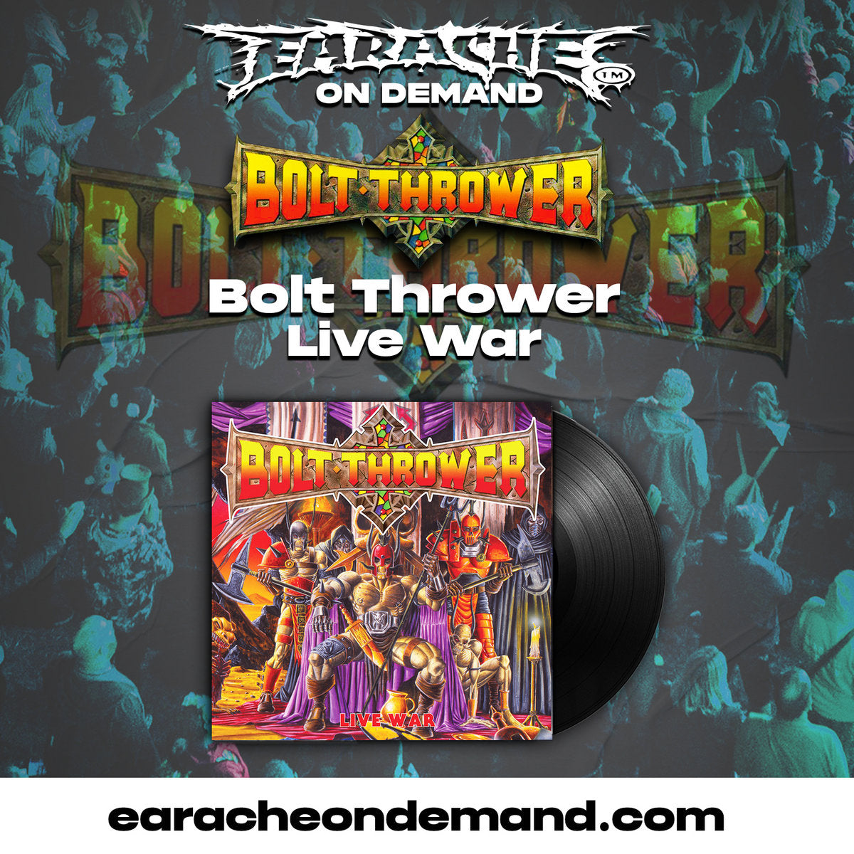 Bolt Thrower "Live War" Black Vinyl
