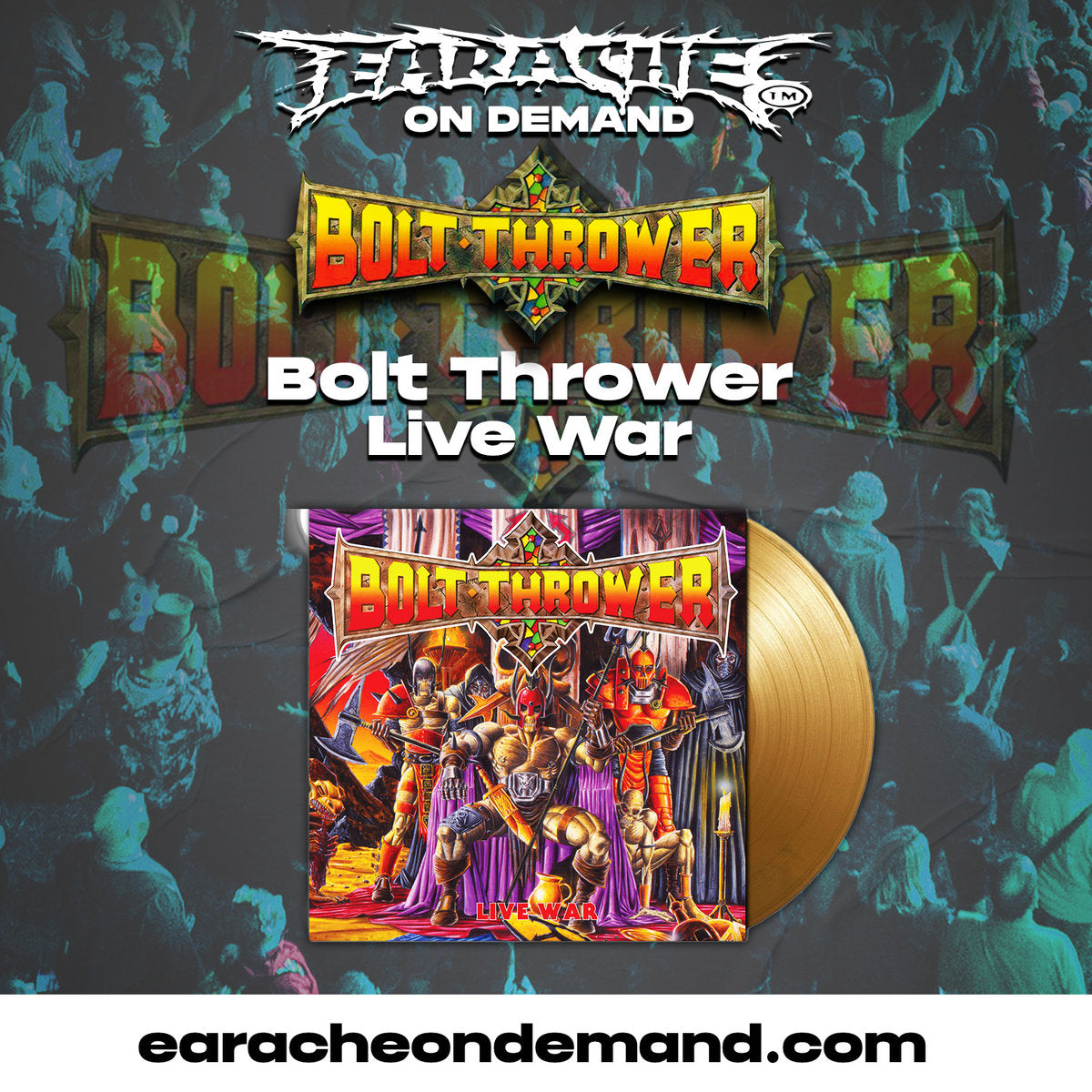 Bolt Thrower "Live War" Gold Vinyl