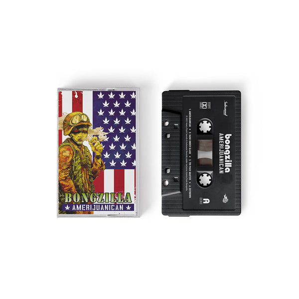 Bongzilla "Amerijuanican" Black Cassette Tape