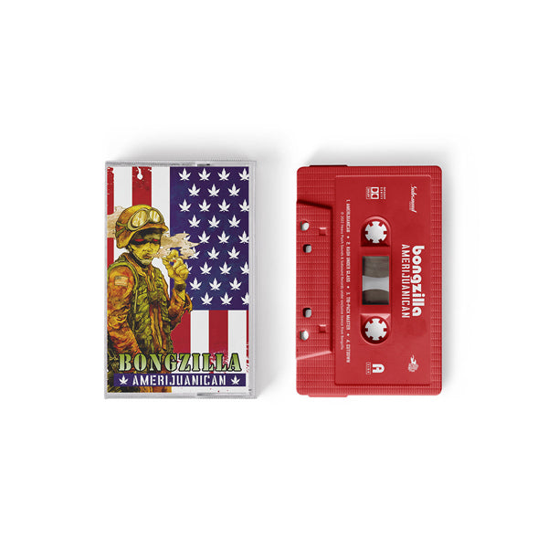 Bongzilla "Amerijuanican" Red Cassette Tape