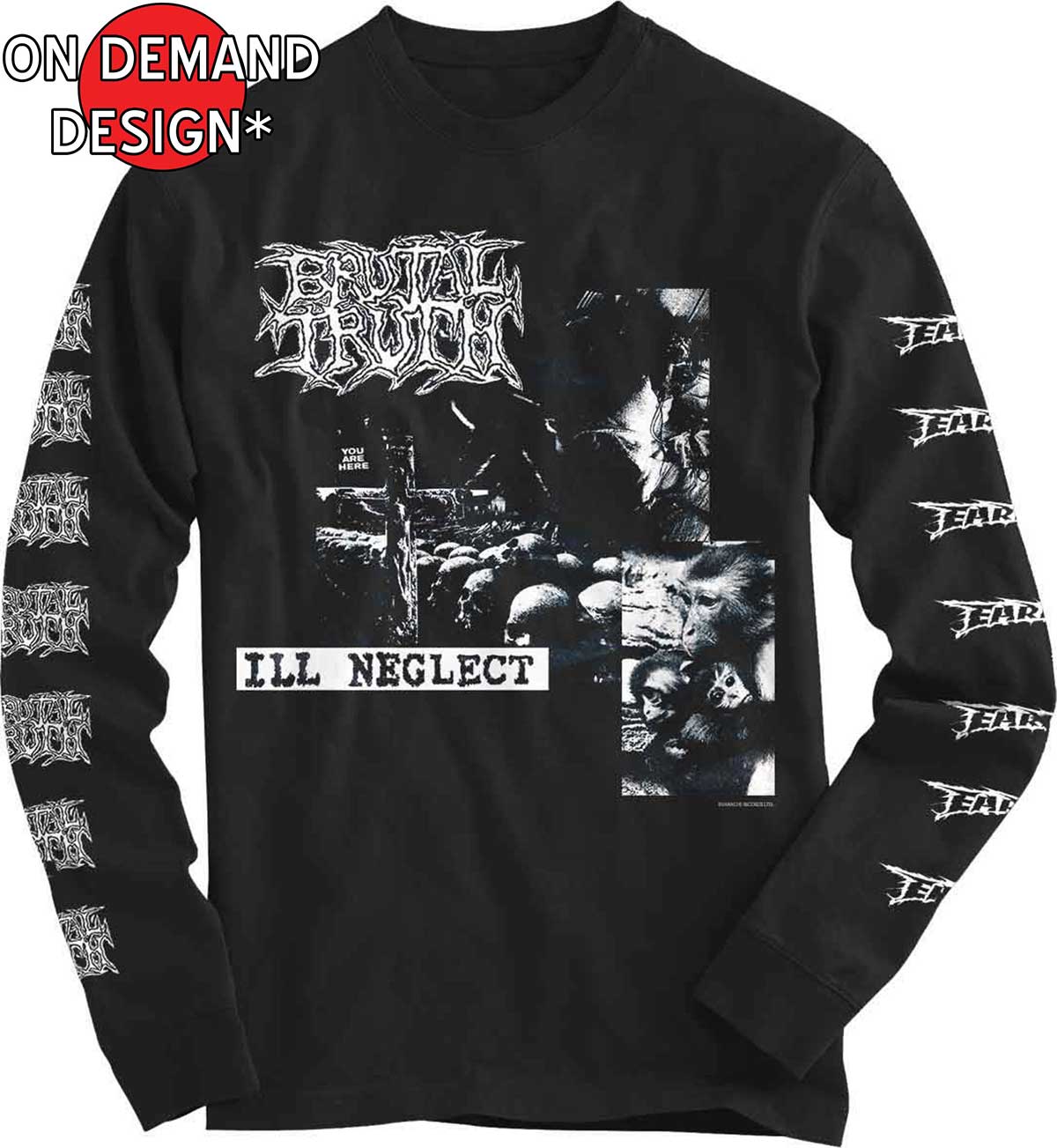 brutal truth earache vintage 90s バンドT Vintage 90's Brutal Truth T-Shirt – Mills Vintage USA