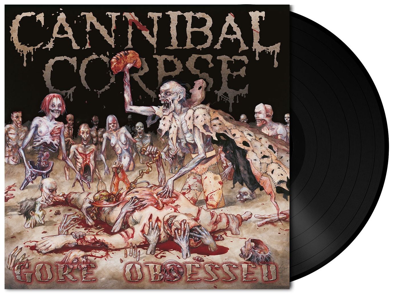 Cannibal Corpse "Gore Obsessed" Black Vinyl