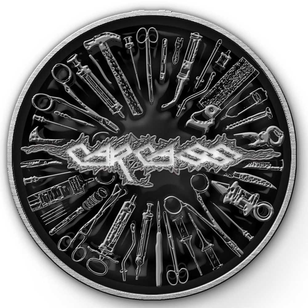 Carcass "Tools" Metal Pin badge