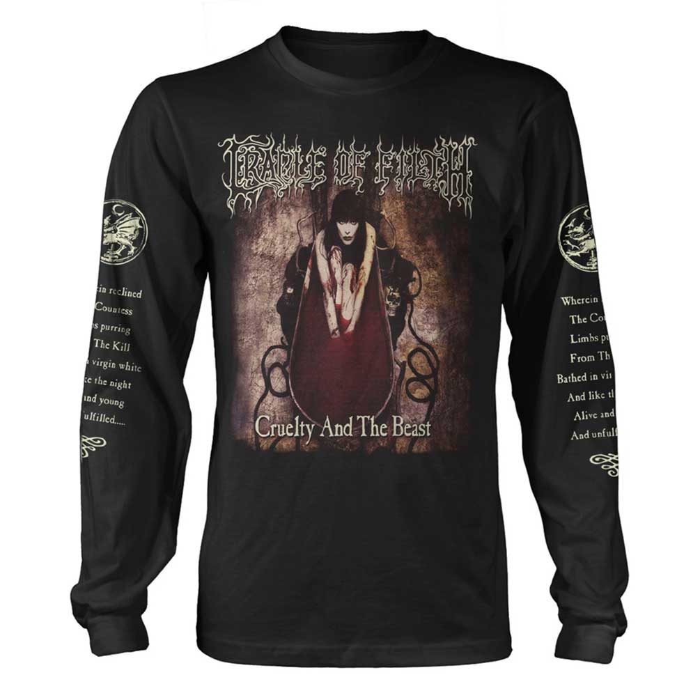 Cradle Of Filth "Cruelty And The Beast" Long Sleeve T shirt