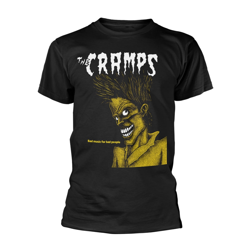 The Cramps "Bad Music For Bad People" Black T shirt