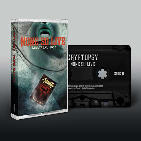 Cryptopsy "None So Live" Cassette Tape