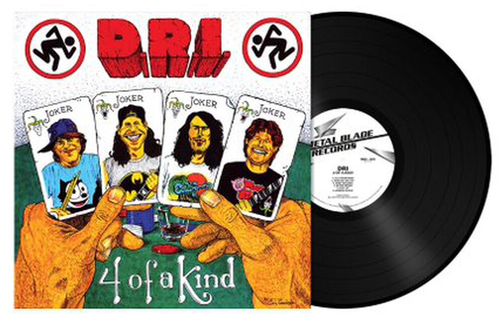D.R.I. "4 Of A Kind" 180g Black Vinyl