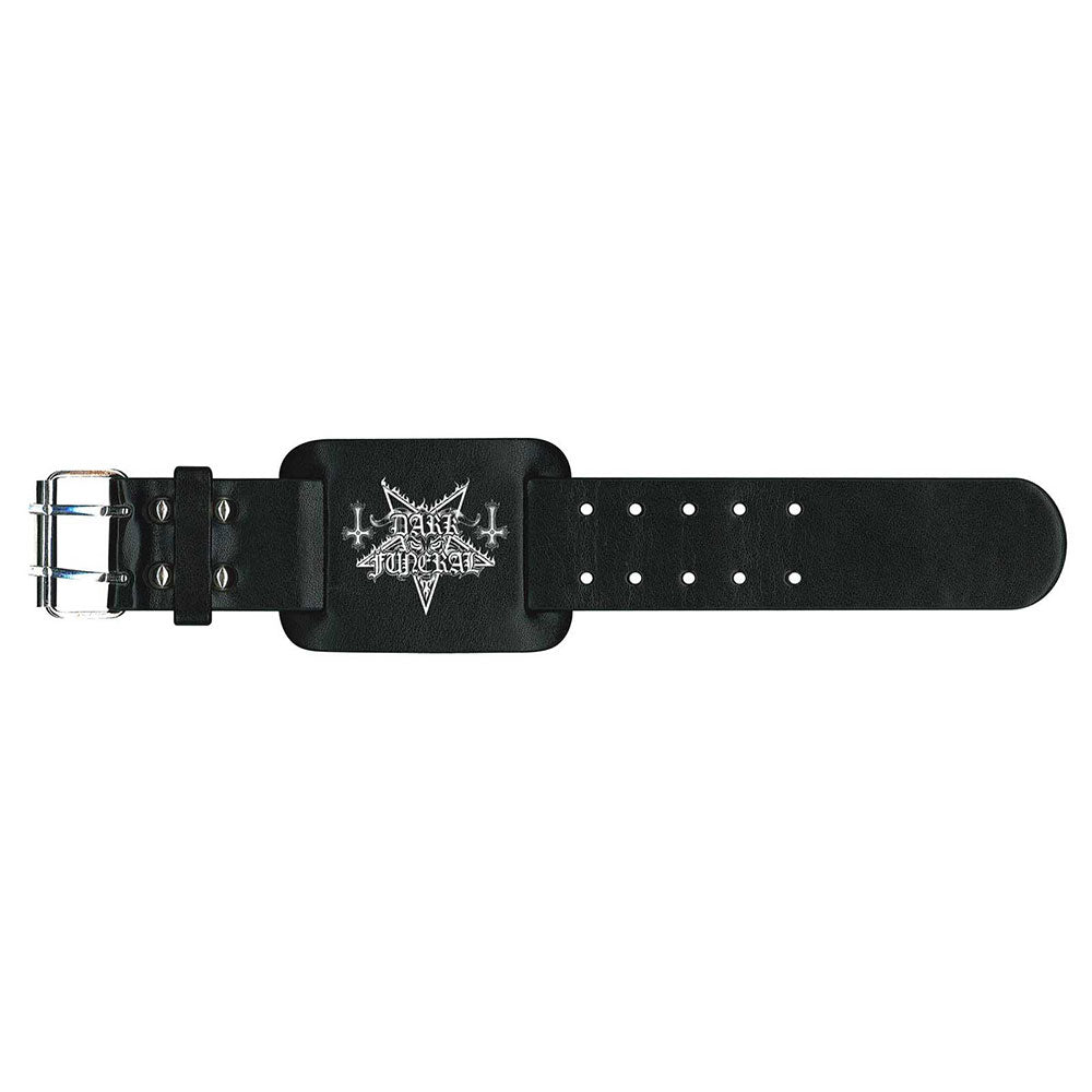 Dark Funeral "Logo" Leather Wrist Strap