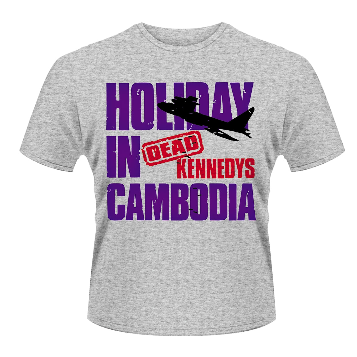 Dead Kennedys "Holiday In Cambodia" Grey T shirt