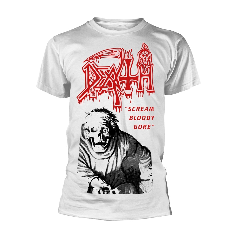 Death "Scream Bloody Gore" White T shirt