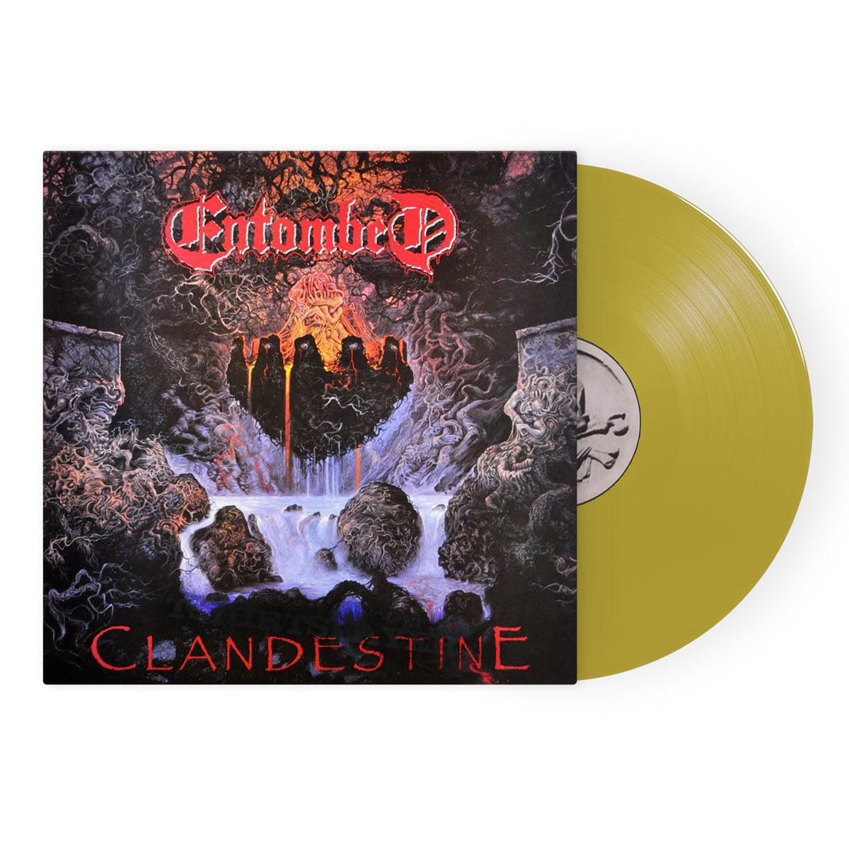 Entombed "Clandestine" FDR Gold Vinyl