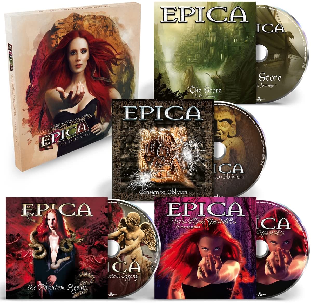 Epica "We Still Take You With Us" Deluxe 4 CD Clam Box Set