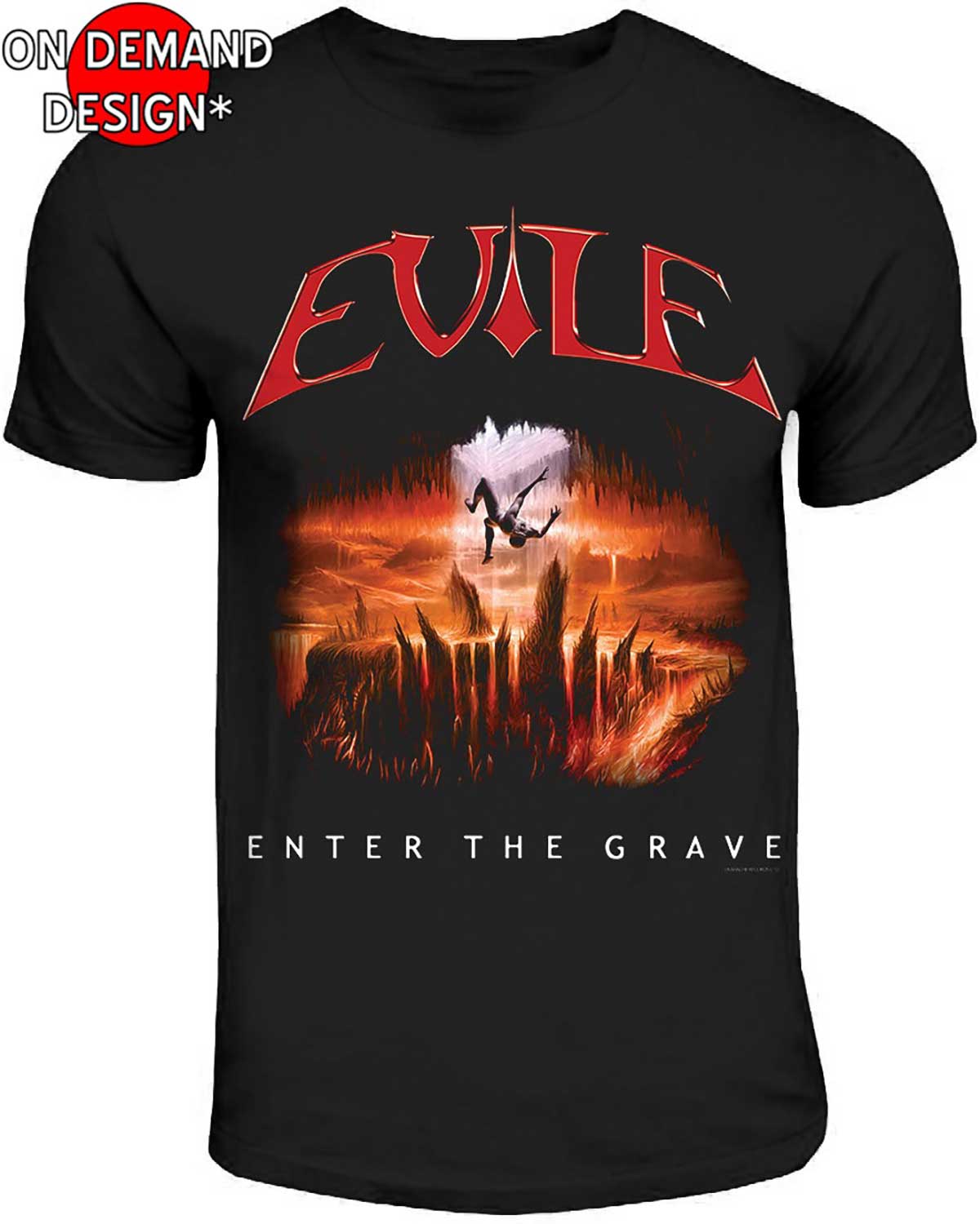 Evile "Enter The Grave" T shirt