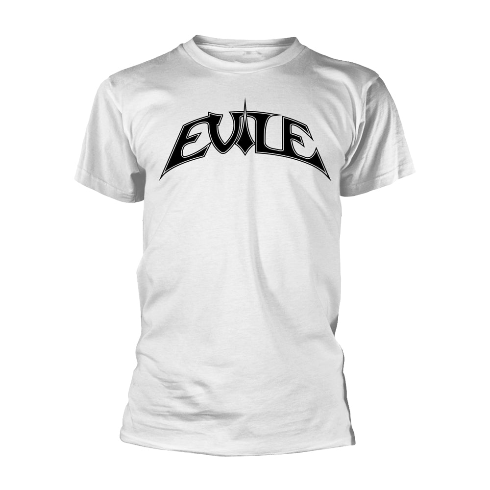 Evile "Logo" White T shirt