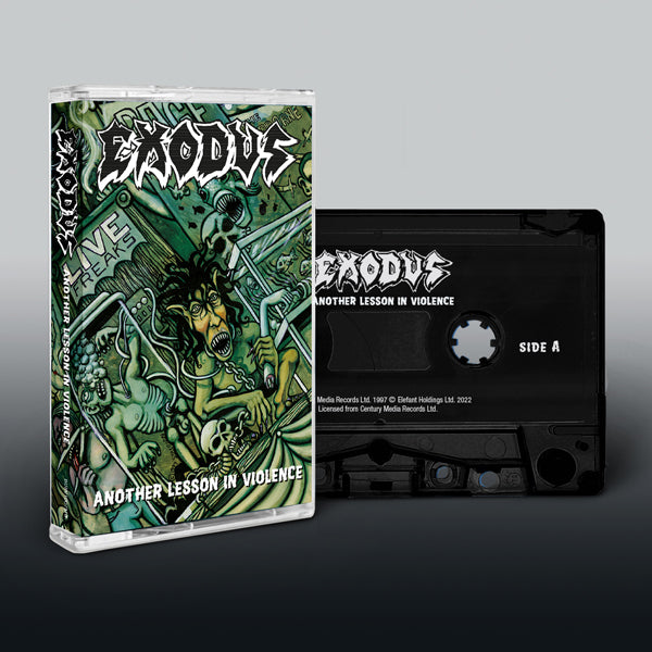 Exodus "Another Lesson In Violence" Cassette Tape