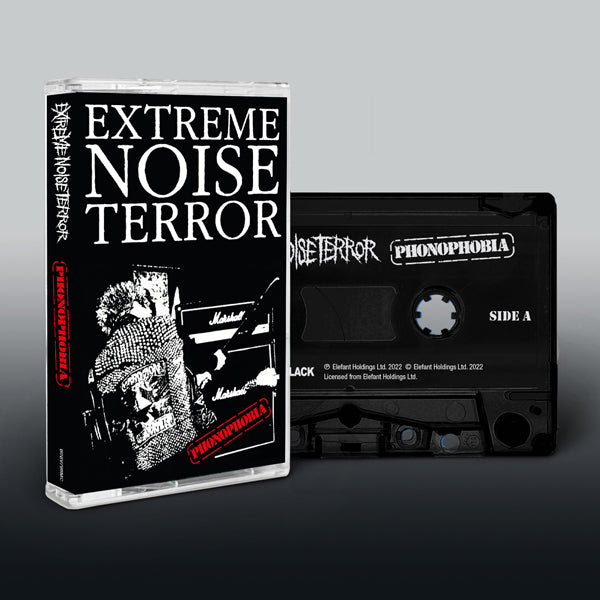 Extreme Noise Terror "Phonophobia" Cassette Tape