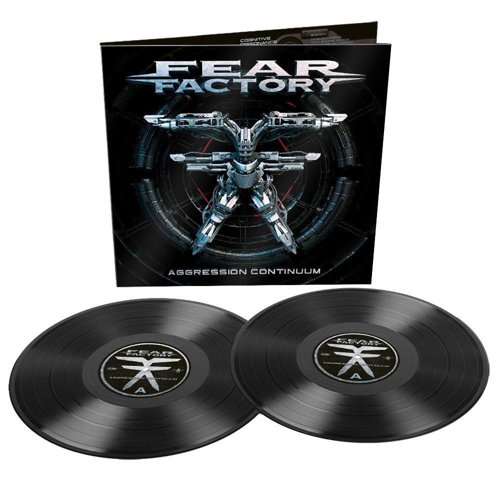Fear Factory "Aggression Continuum" Gatefold 2x12" Black Vinyl