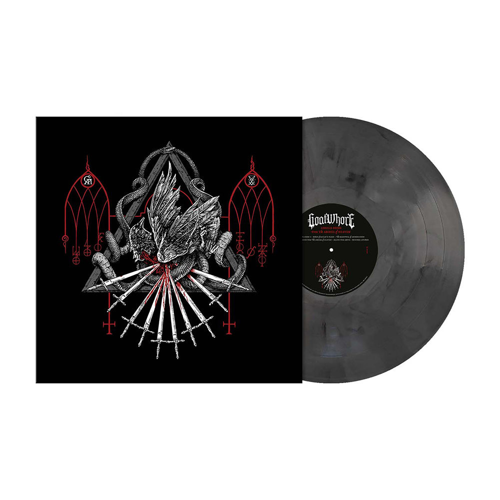 Goatwhore "Angels Hung From The Arches Of Heaven" Silver / Black Marbled Vinyl
