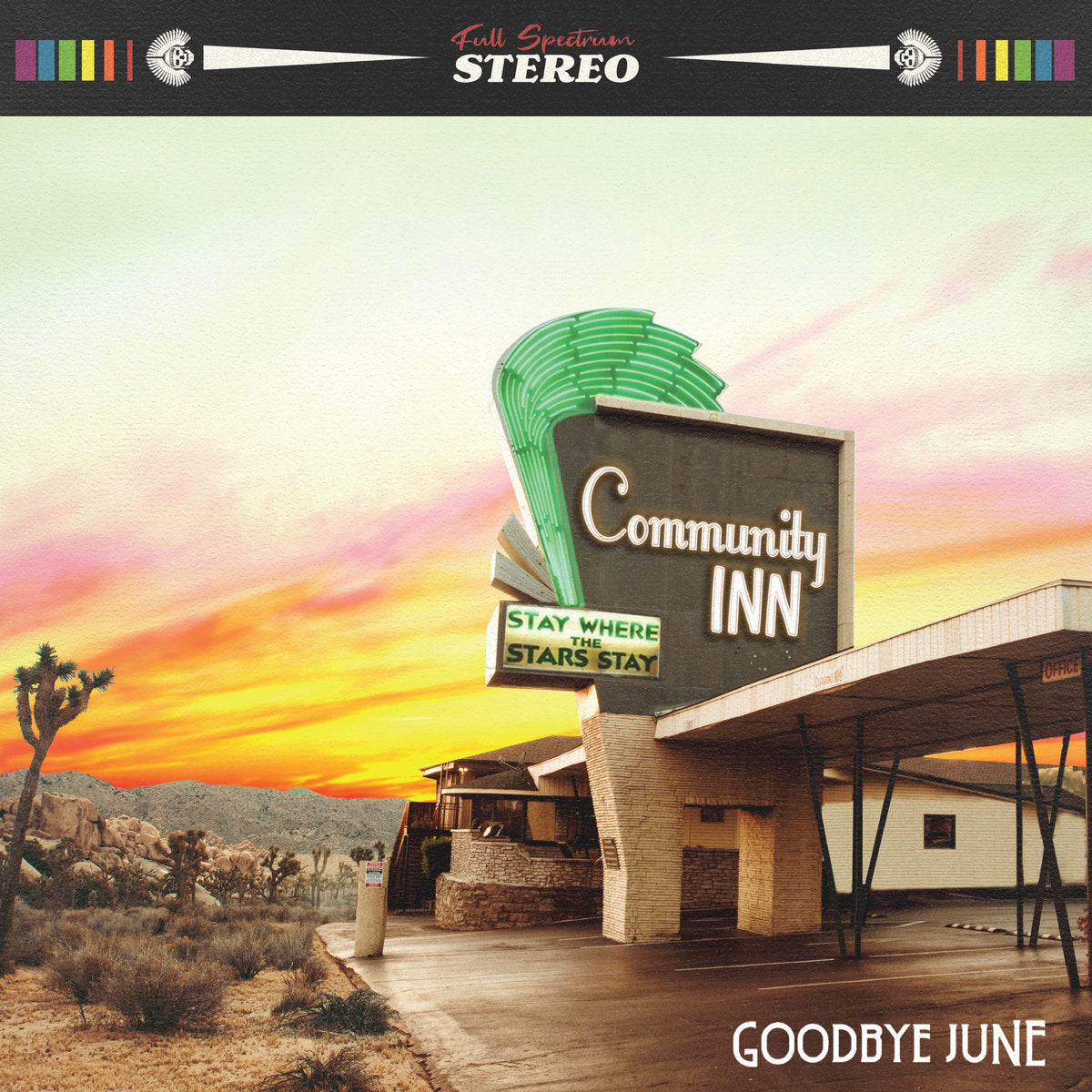 Goodbye June "Community Inn" Orange / Red Vinyl