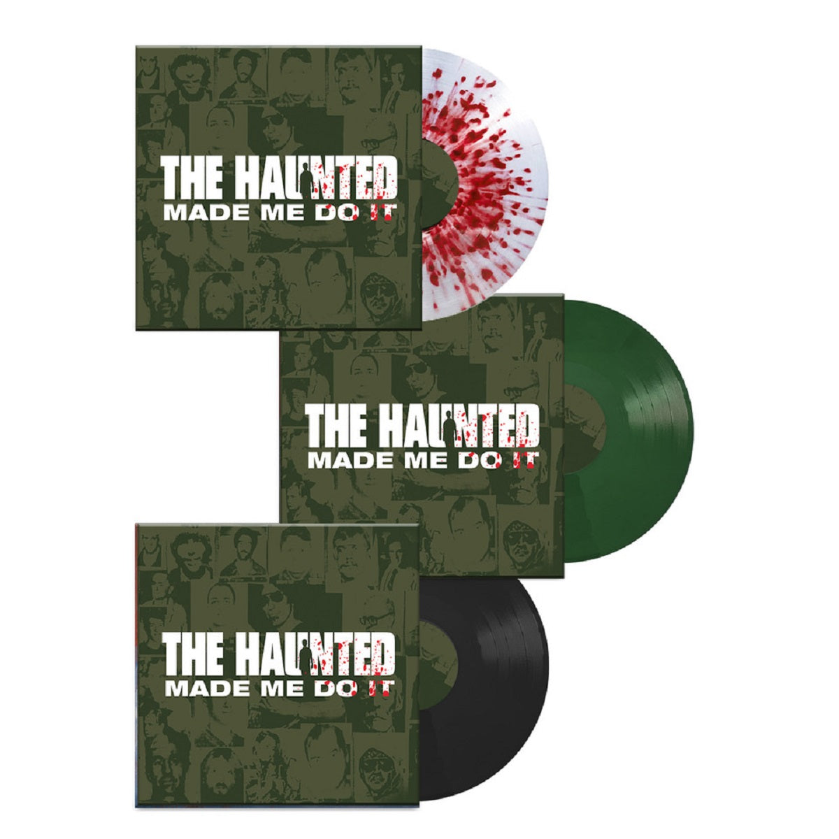 The Haunted "Made Me Do It" Green Vinyl  (On Demand)