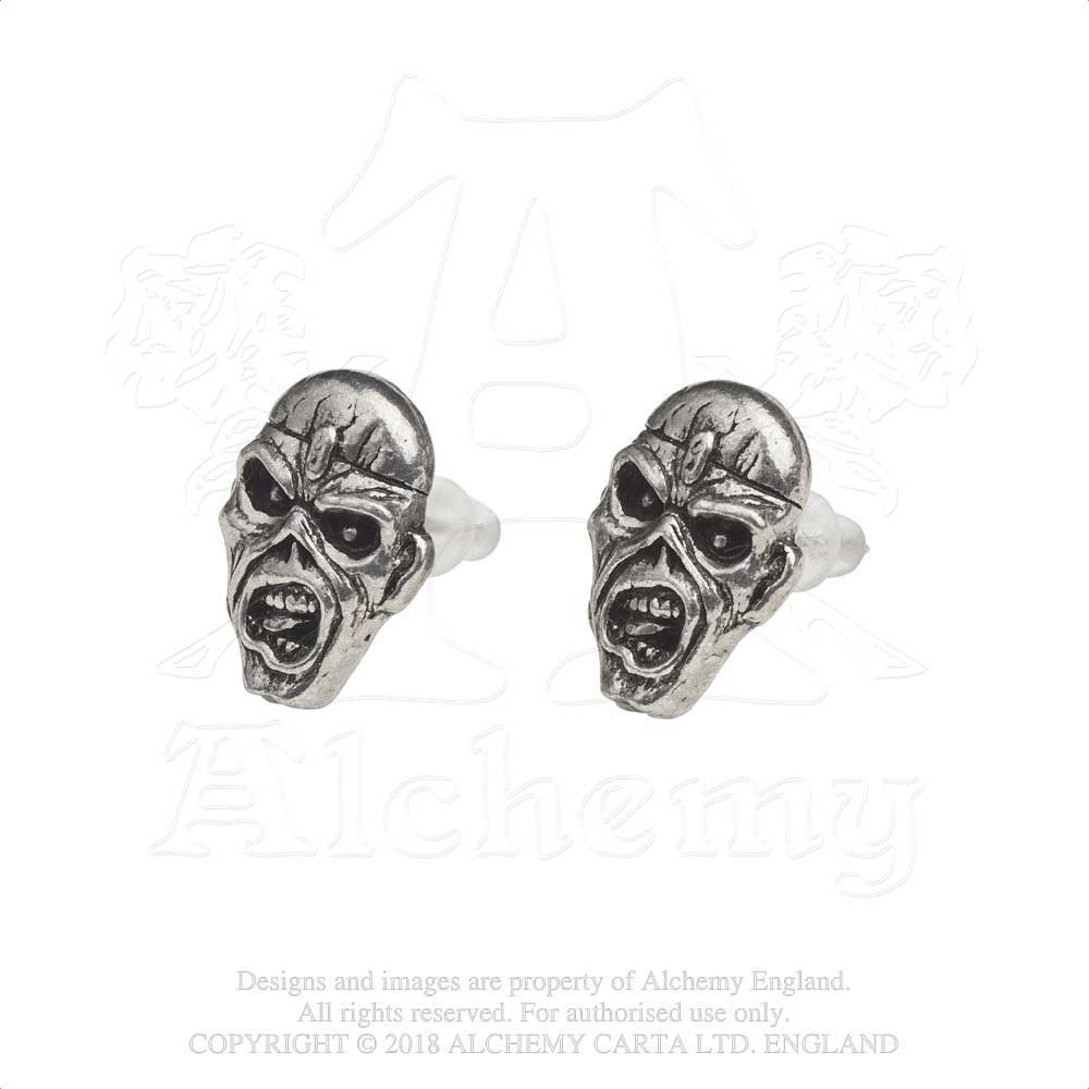 Iron Maiden "Piece Of Mind - Eddie" Stud Earrings