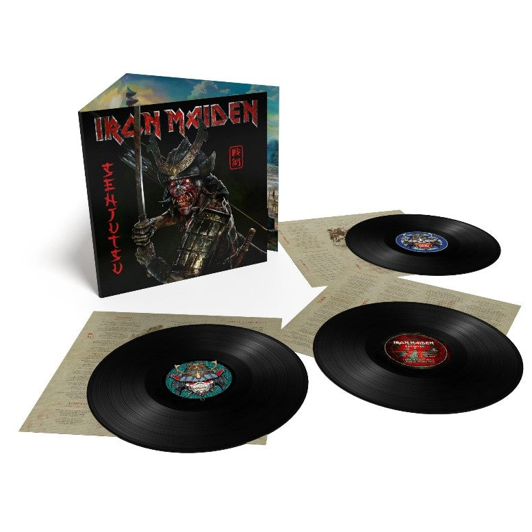 Iron Maiden "Senjutsu" Deluxe Heavyweight 180g 3x12" Black Vinyl