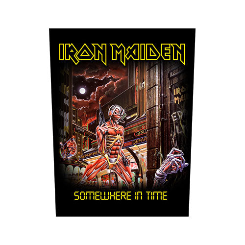 Iron Maiden "Somewhere In Time" Back Patch