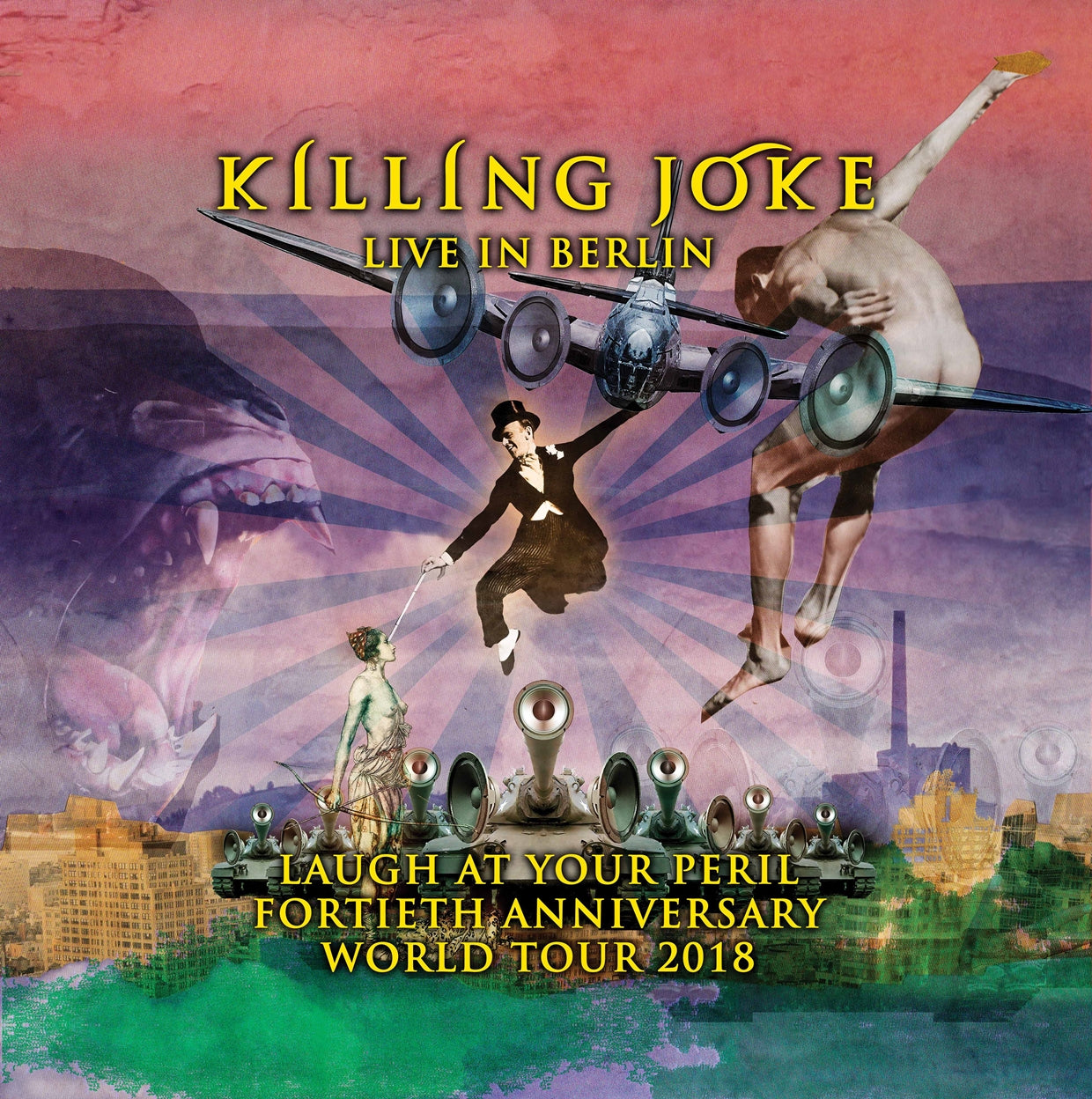 Killing Joke "Laugh At Your Peril - Live In Berlin" 3x12" Pink Vinyl