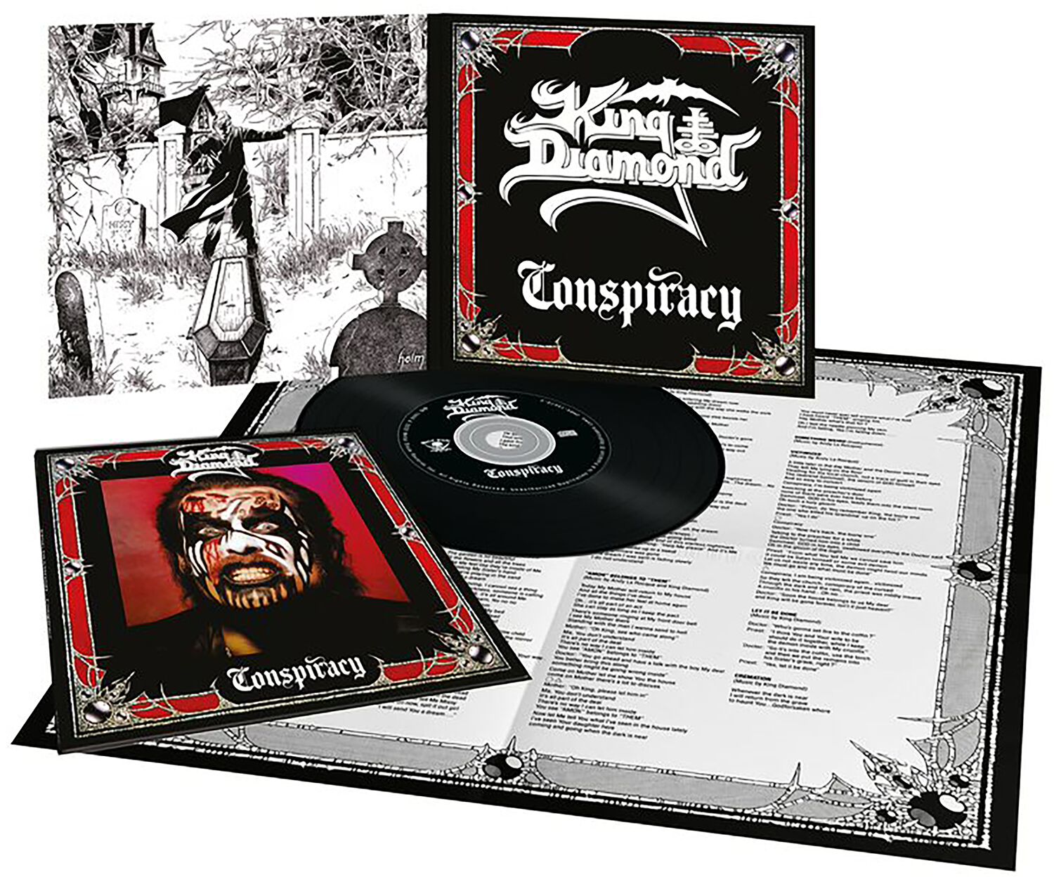 King Diamond "Conspiracy" Vinyl Replica Hardcover Digipak CD