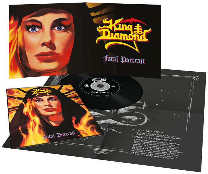 King Diamond "The Fatal Portrait" Vinyl Replica Hardcover Digipak CD