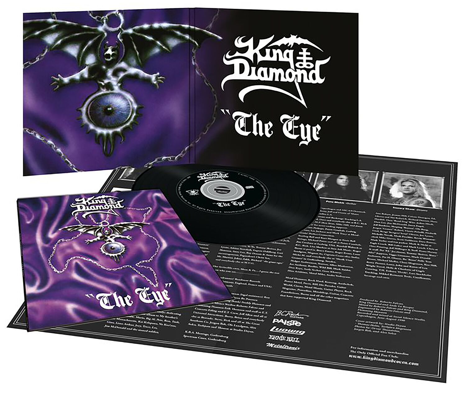 King Diamond "The Eye" Vinyl Replica Hardcover Digipak CD