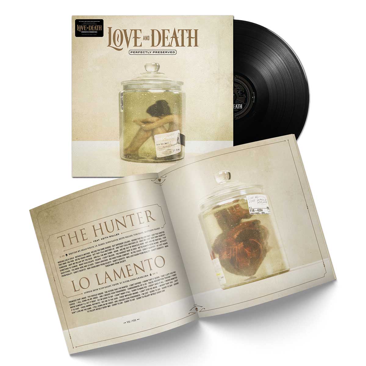 Love And Death "Perfectly Preserved" Black Vinyl