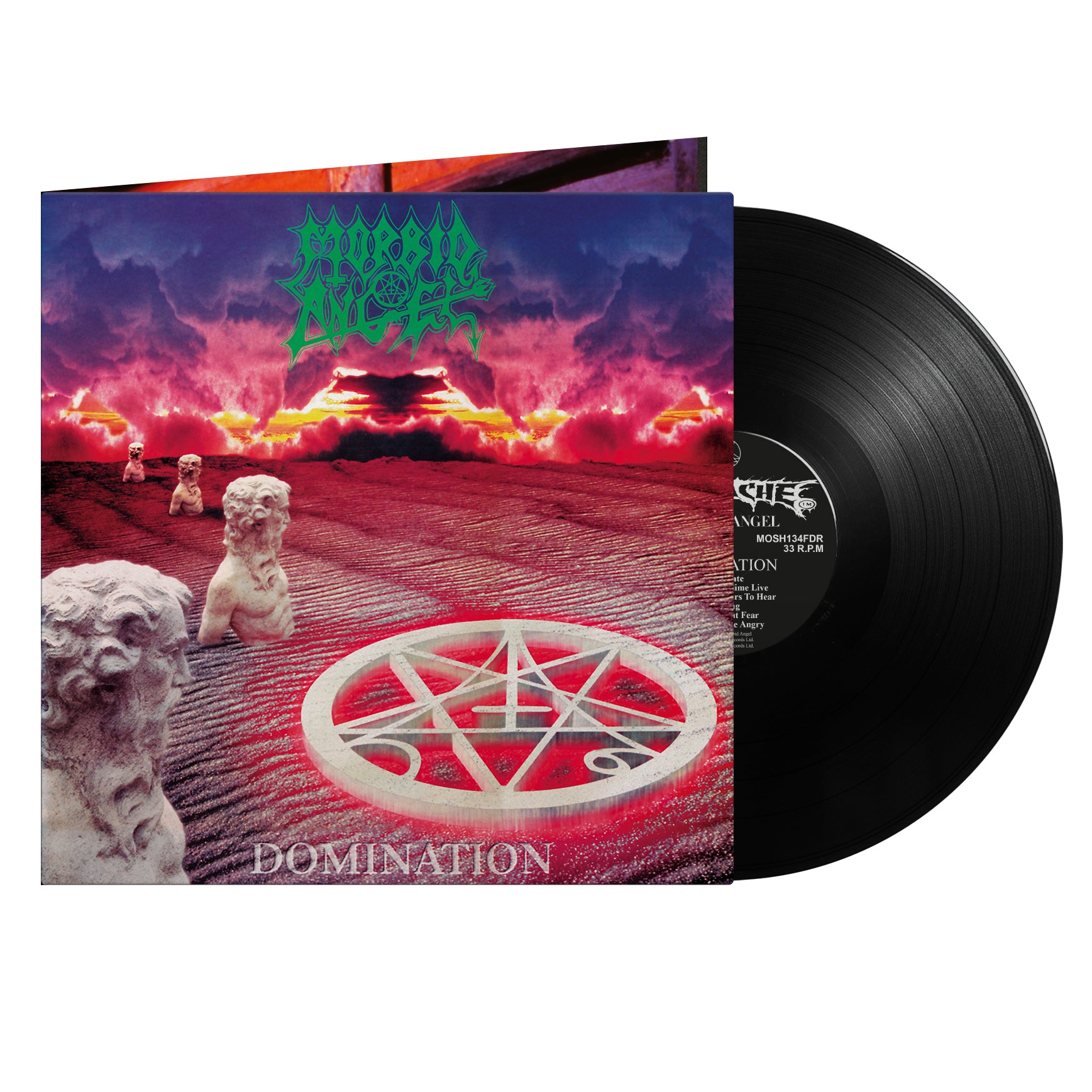 Morbid Angel "Domination" Gatefold FDR Black Vinyl