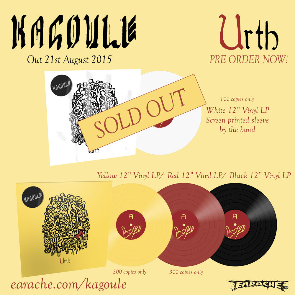 Kagoule "Urth" Limited Edition Colour Vinyl