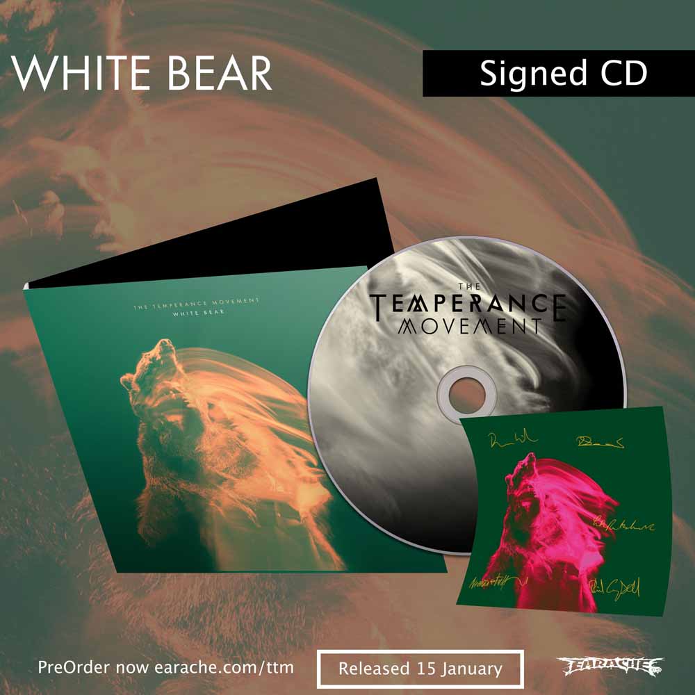 The Temperance Movement "White Bear" SIGNED CD
