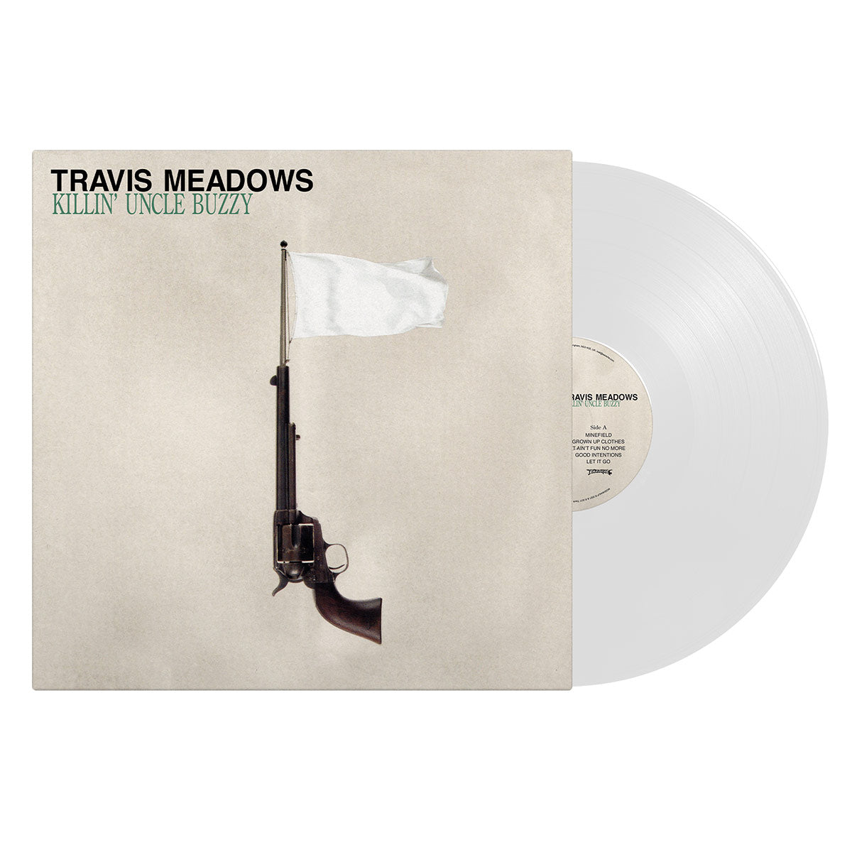 Travis Meadows "Killin' Uncle Buzzy" Clear Vinyl (Limited to 300 Copies)