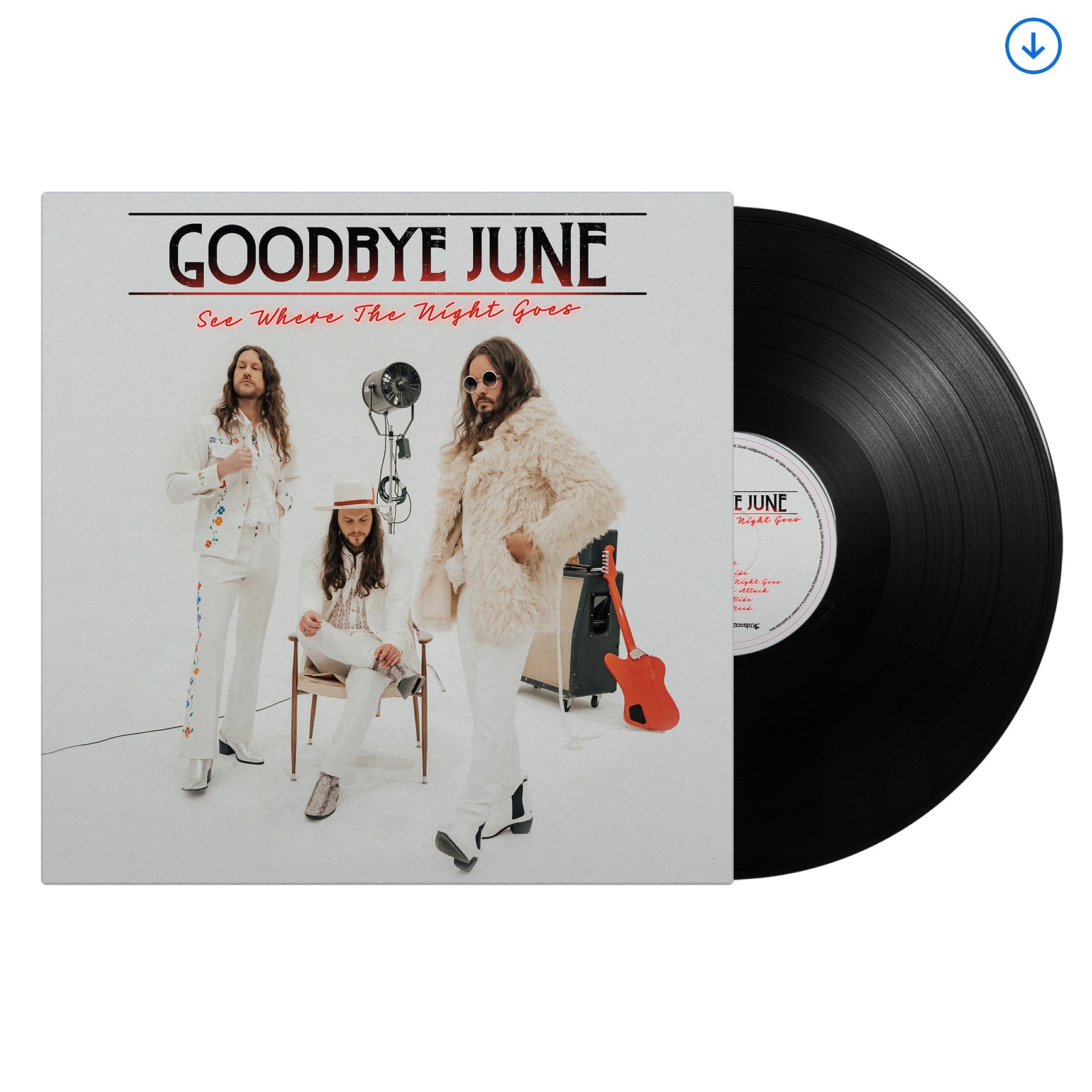 Goodbye June "See Where The Night Goes" Black Vinyl