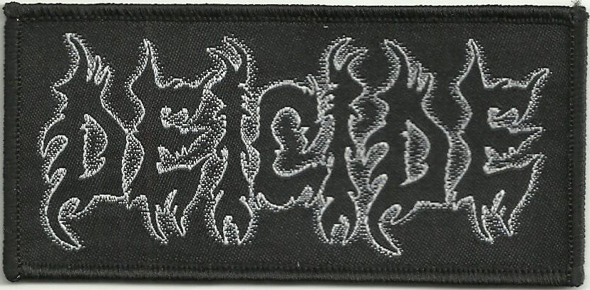 Deicide "Logo" Woven Patch - 10cm x 5cm